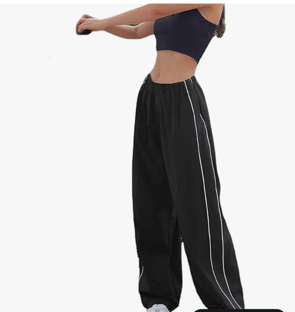 Wolverettes Baggy Parachute Pants