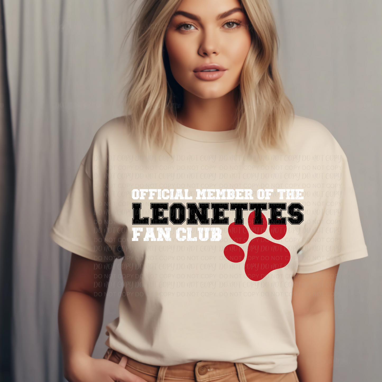 Official Leonettes Fan Club Tee