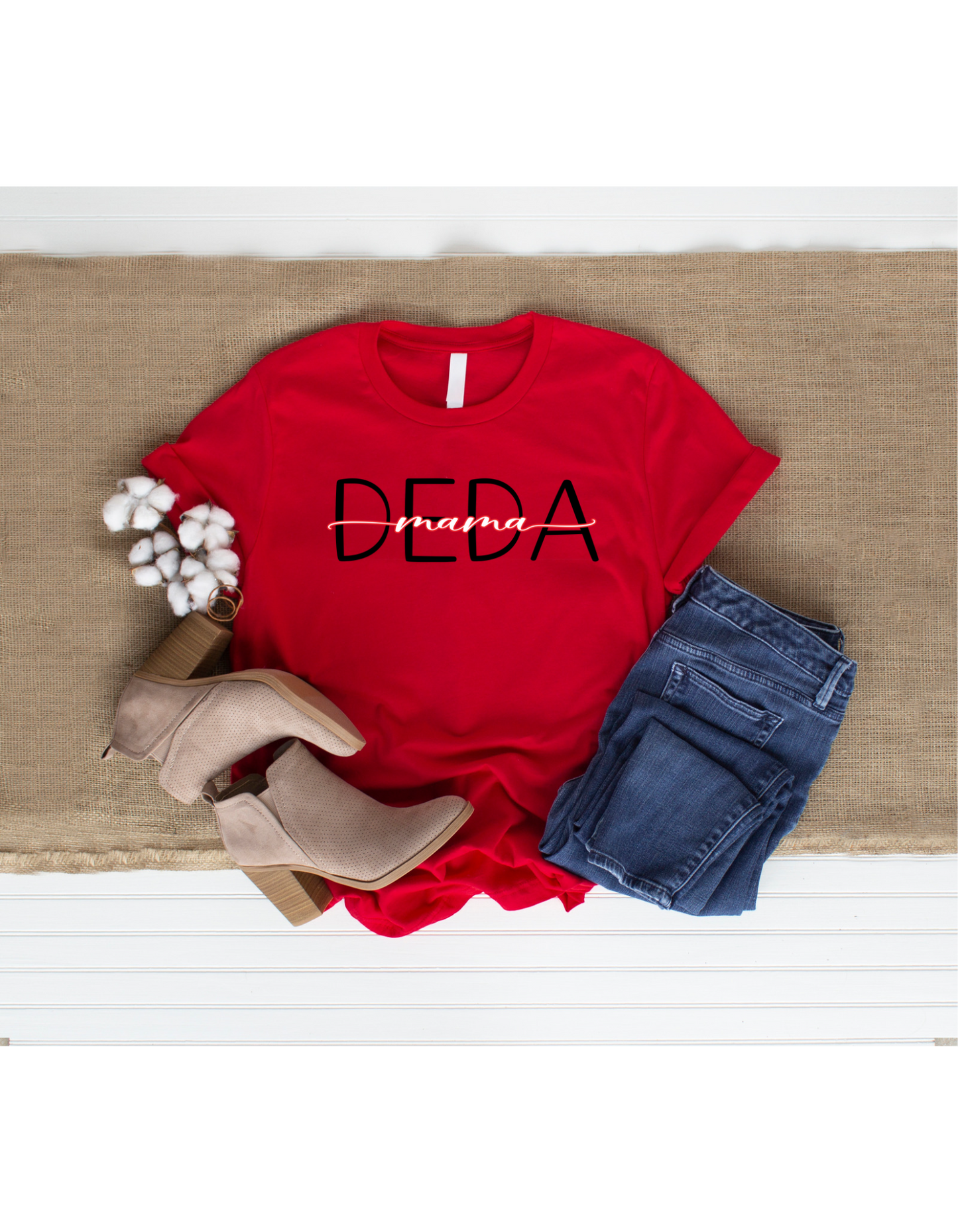 DEDA Mom - Red T-Shirt