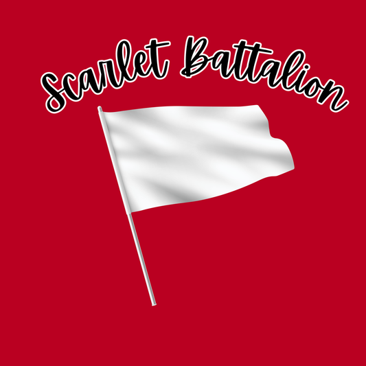 Scarlet Battalion with Flag