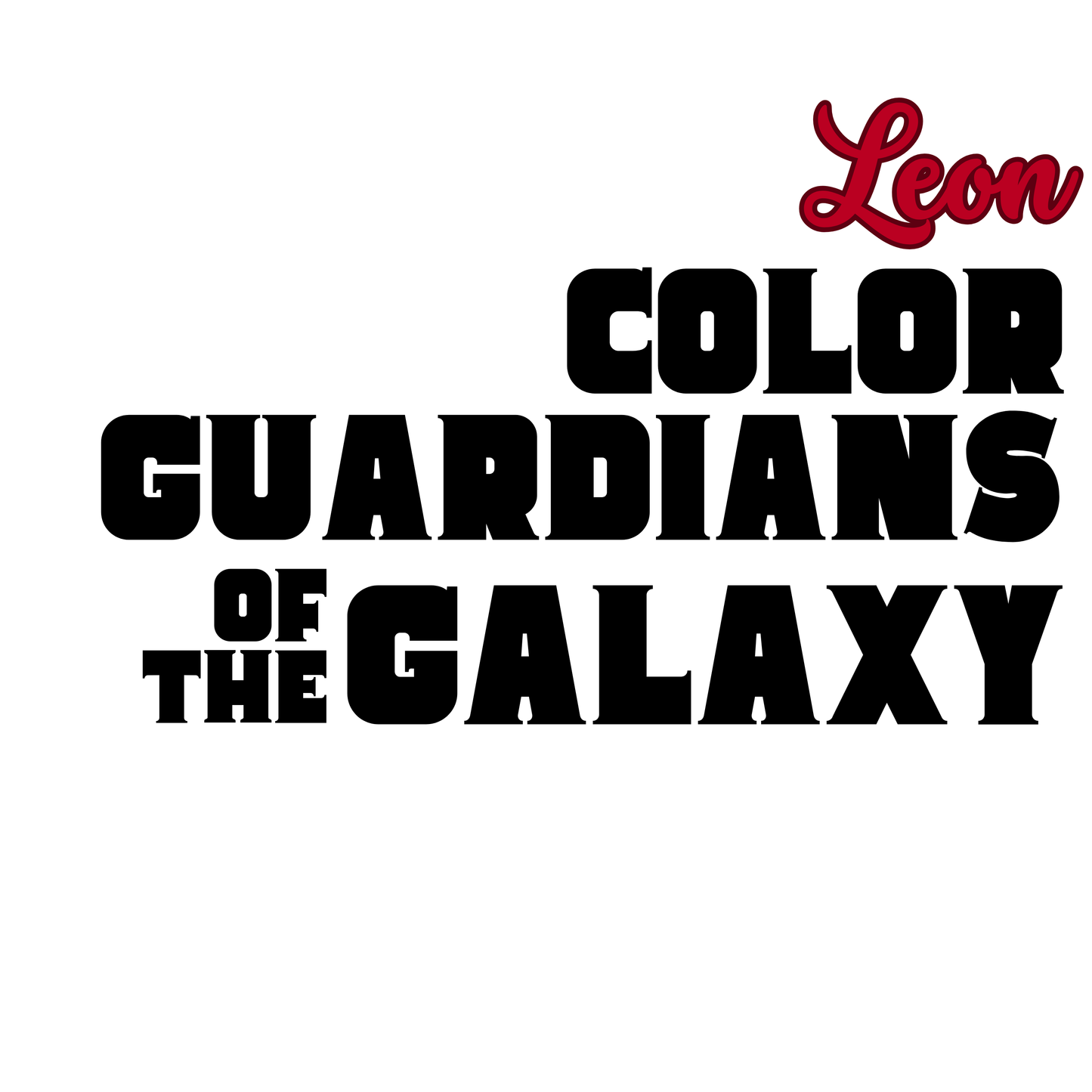 Leon Color Guardians of the Galaxy