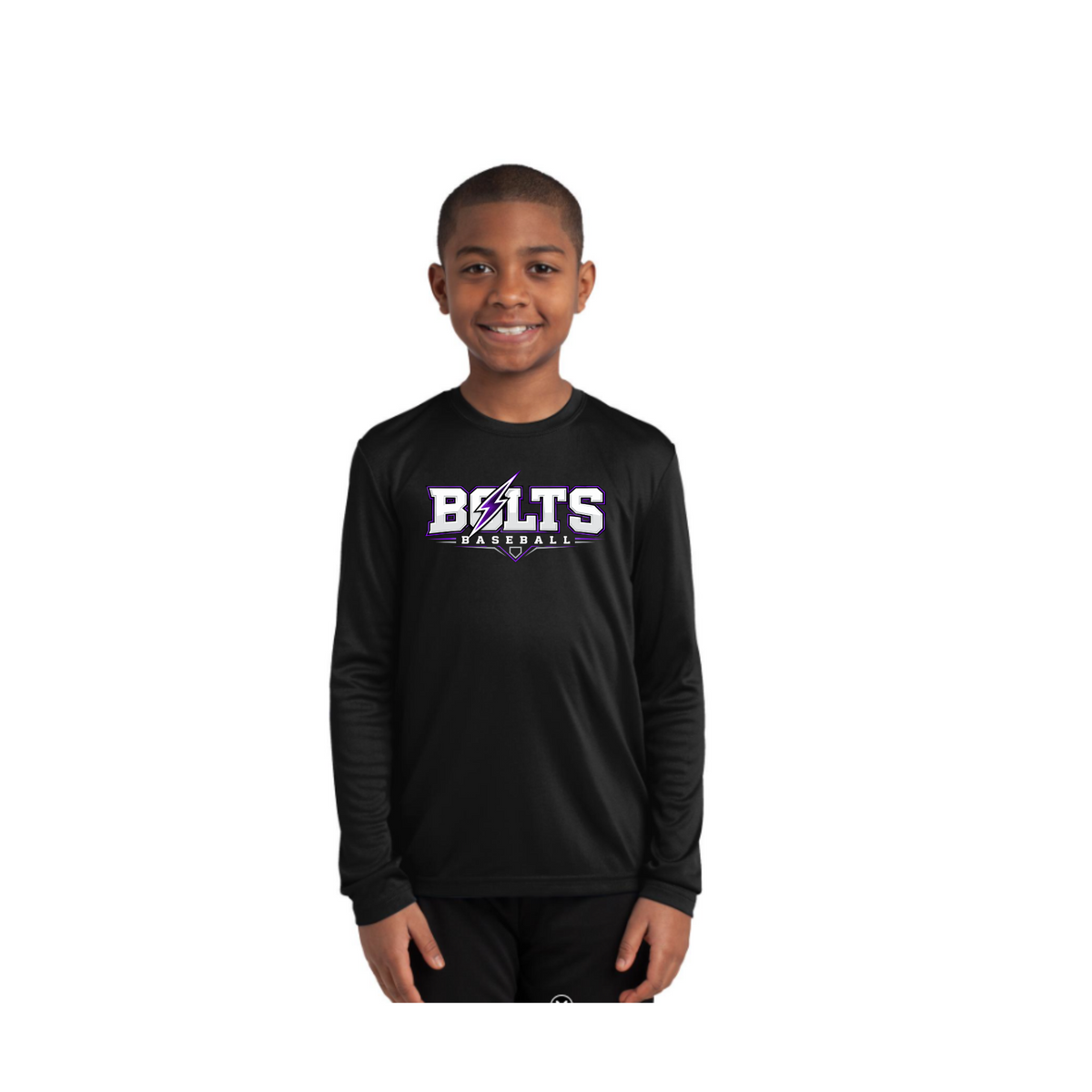 Bolts Long Sleeve Dry Fit - Youth