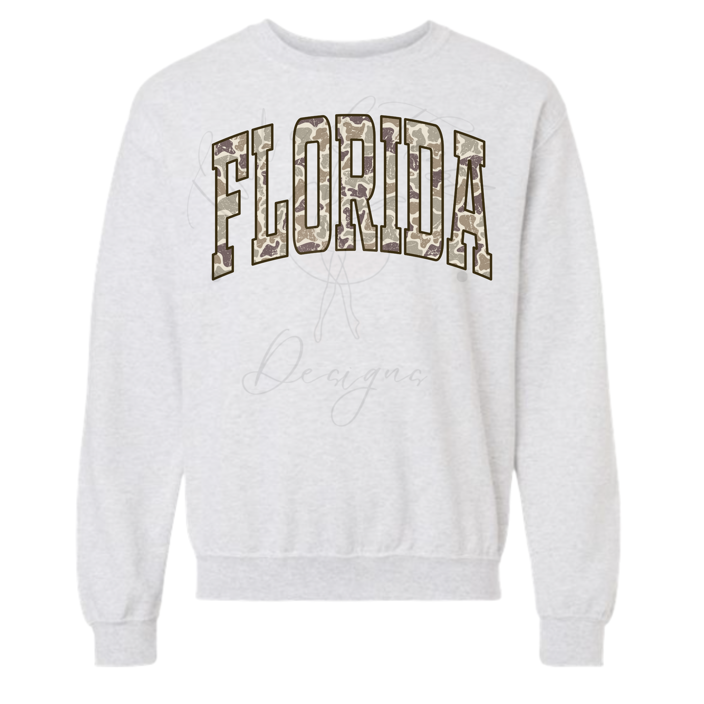 Florida Camo Collegiate Crew