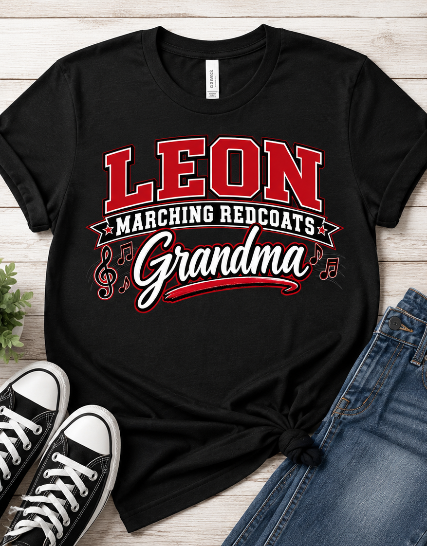 Leon Marching Redcoats Grandma Shirt