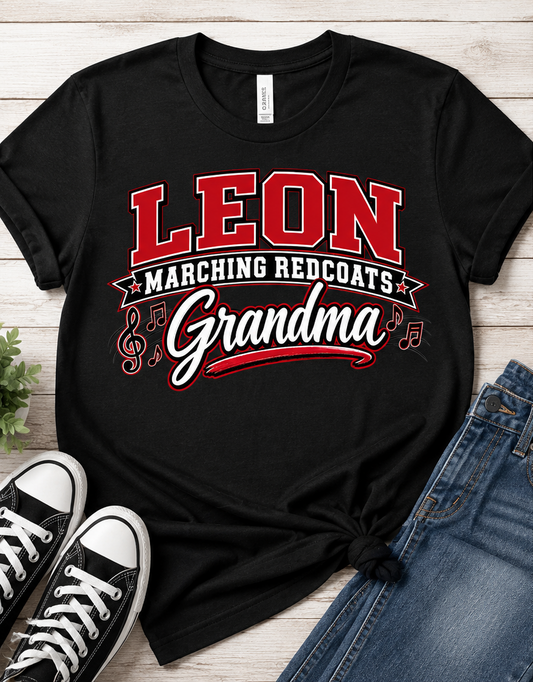 Leon Marching Redcoats Grandma Shirt