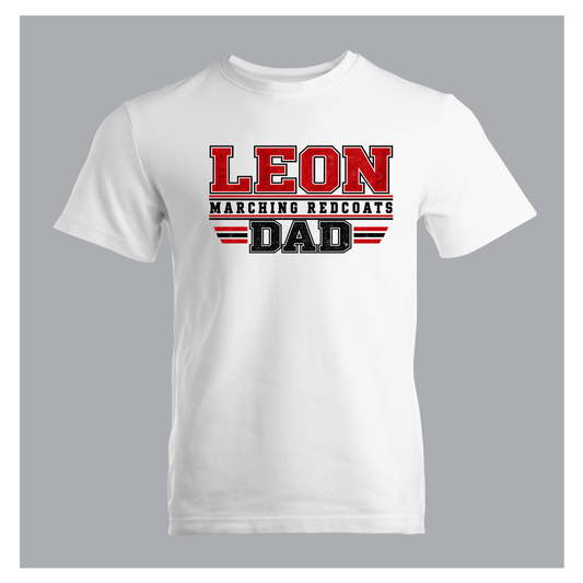 Leon Marching Redcoats Dad Shirt