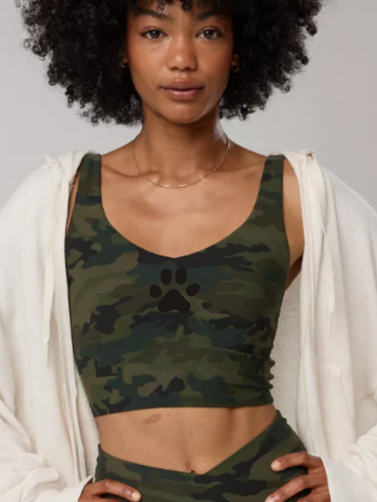 Leonettes Camo Tank with Paw