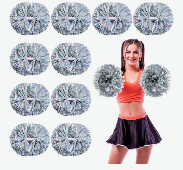 Wolverettes Silver Poms
