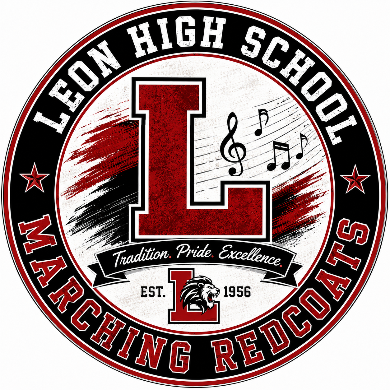 Leon Marching Redcoat Magnet