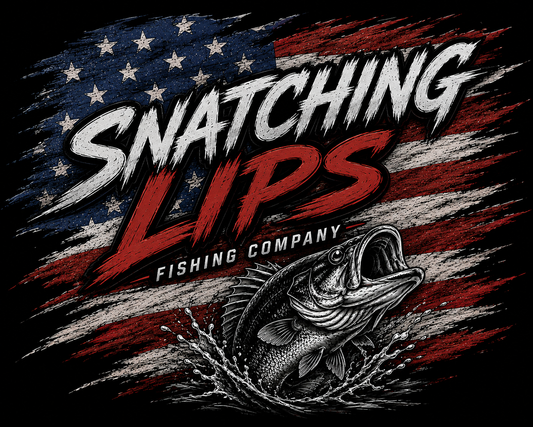 Snatchin Lips American Flag with Bass TShirt